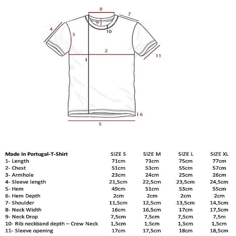 Made in Portugal T-Shirt Organic Pima Combed Cotton Unisex Crewneck Regular Fit Electric Blue Color